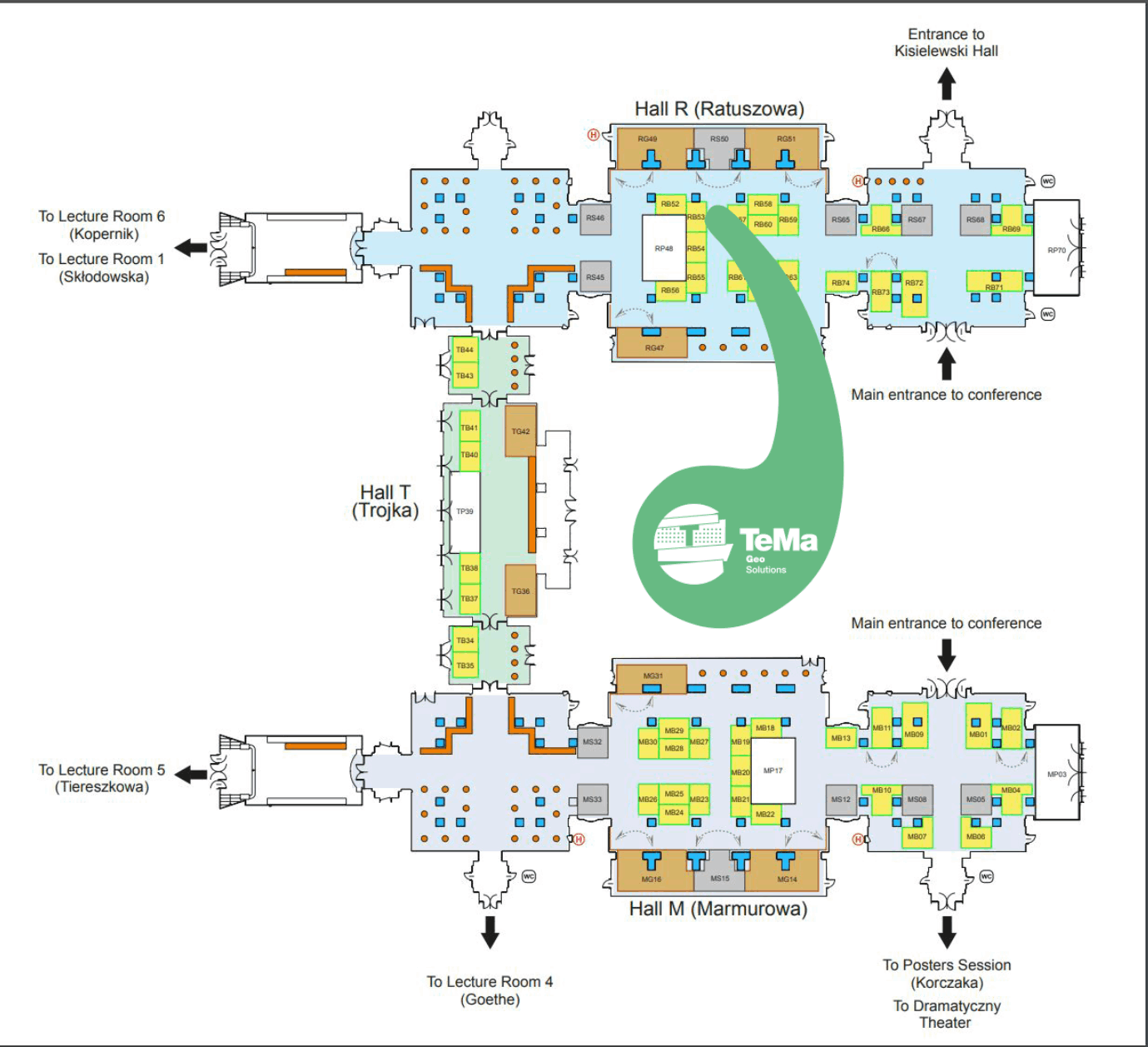 Mappa Eurogeo7 - Stand TeMa Geo Solutions