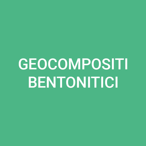 Geocompositi bentonitici