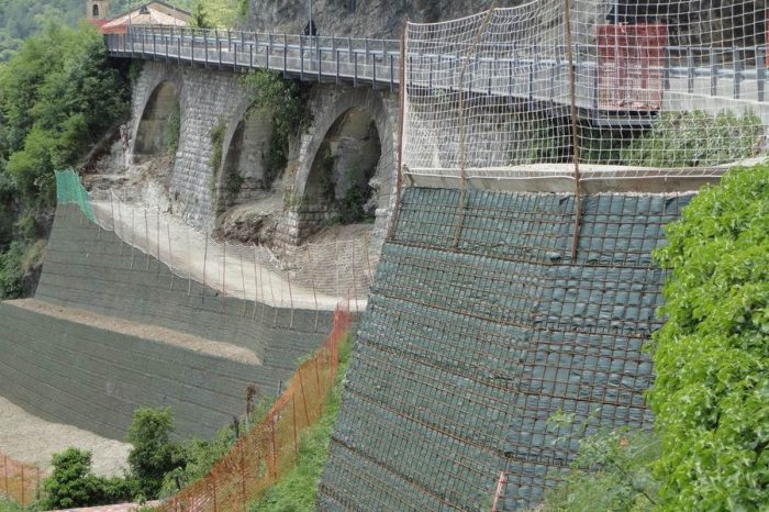 Casseri metallici sagomati per opere in terra rinforzata