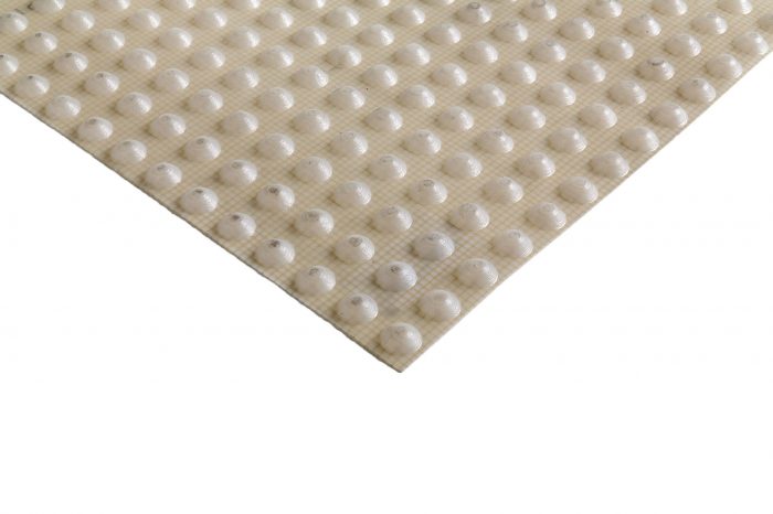 Studded membrane for Interior wet walls