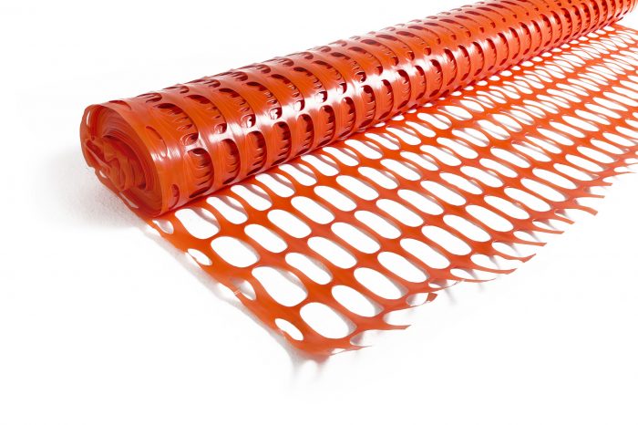 T-Orange Net rete in HDPE per recinzione cantiere