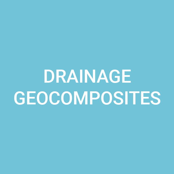 Drainage geocomposites