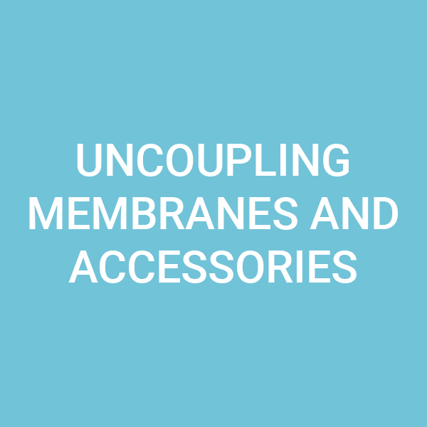 Uncoupling membranes and accessories
