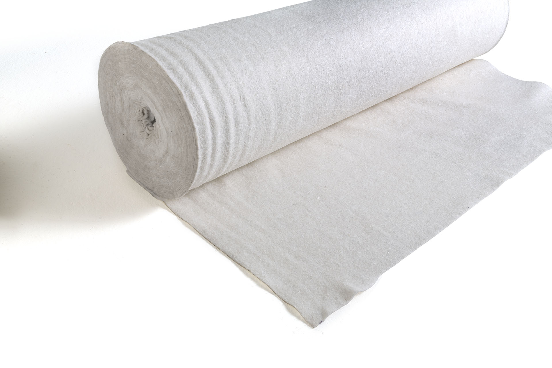 White nonwoven polyester recycled geotextile
