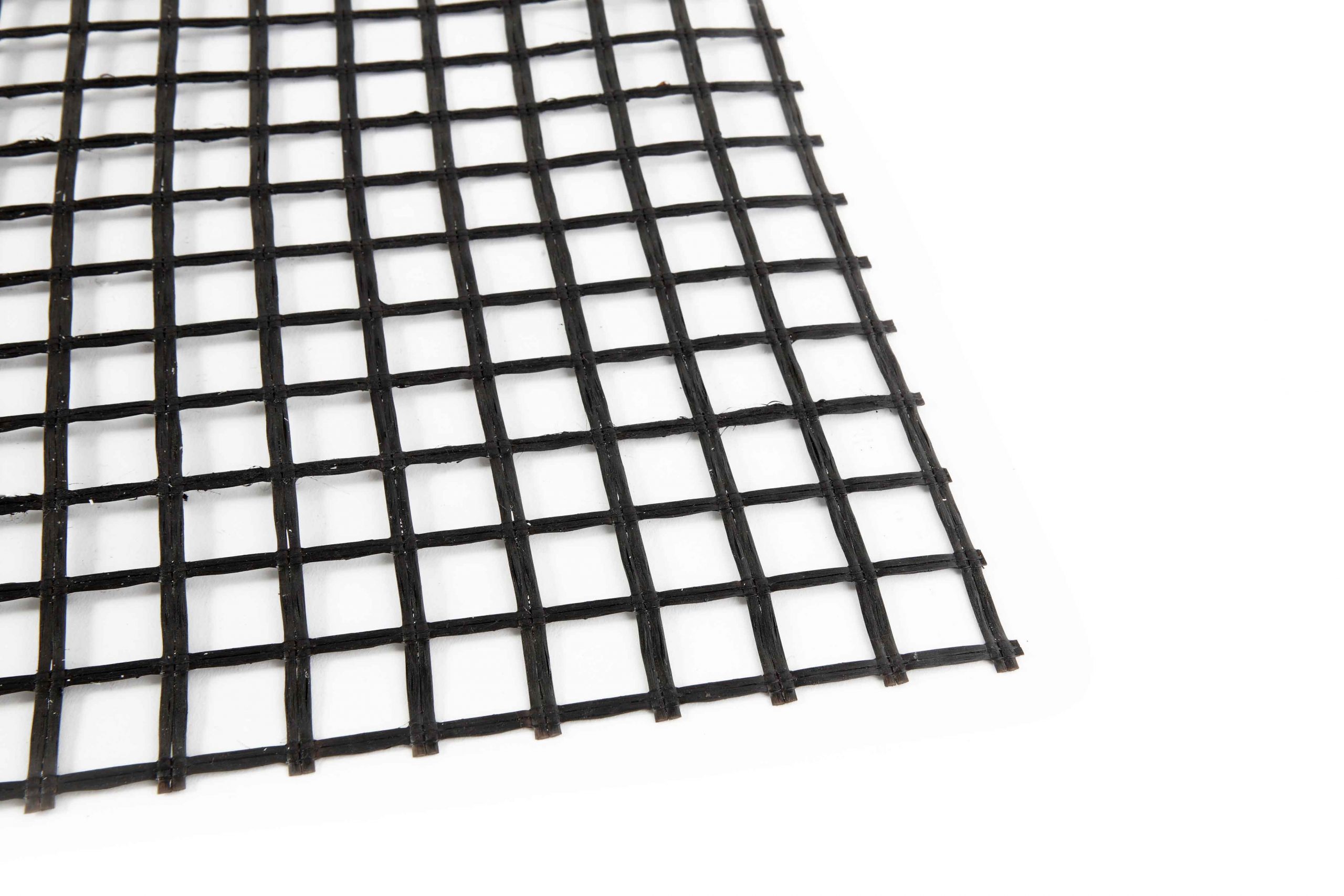 Stabilisation biaxial geogrids: PET and coated with PVC