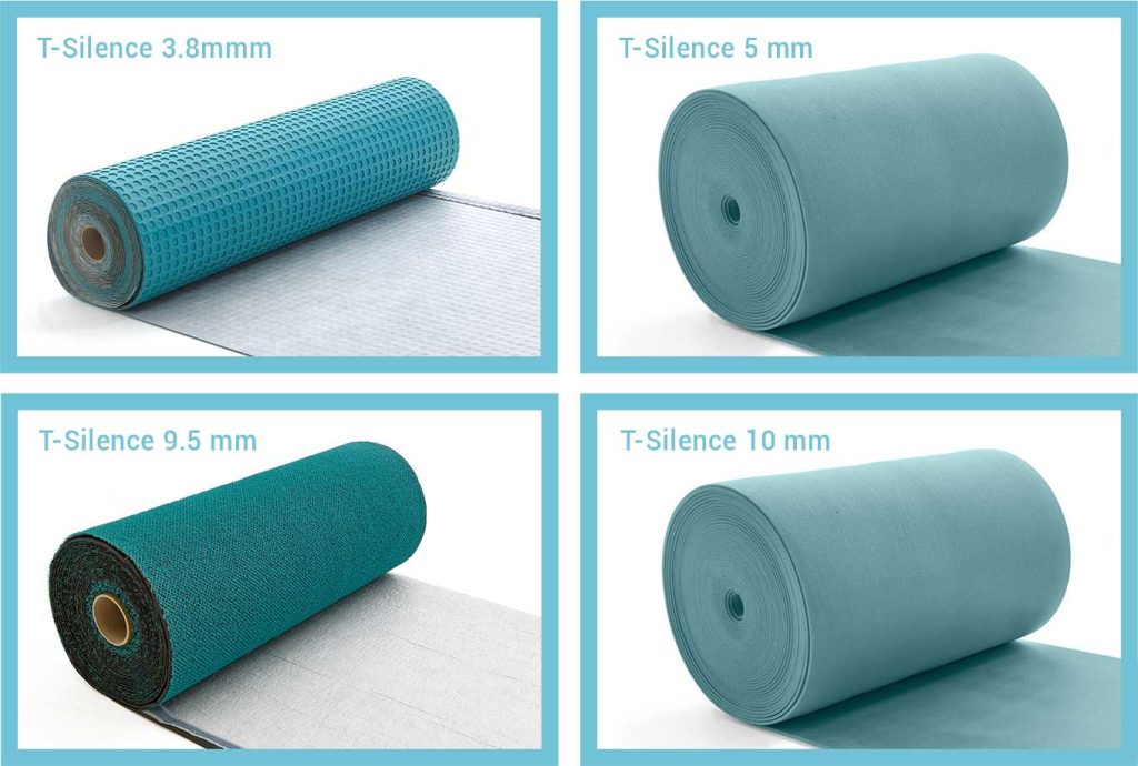 TeMa Interior Solutions - T-Silence 3.8mm, T-Silence 5mm, T-Silence 9.5mm, T-Silence 10mm